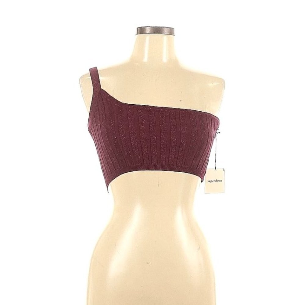 New Revolve Superdown Ribbed Iris One Shoulder Cr… - image 5